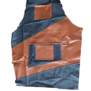 اپرون قهوه ای چرمی جین  ( پیشبند ) 70 درصد چرمی